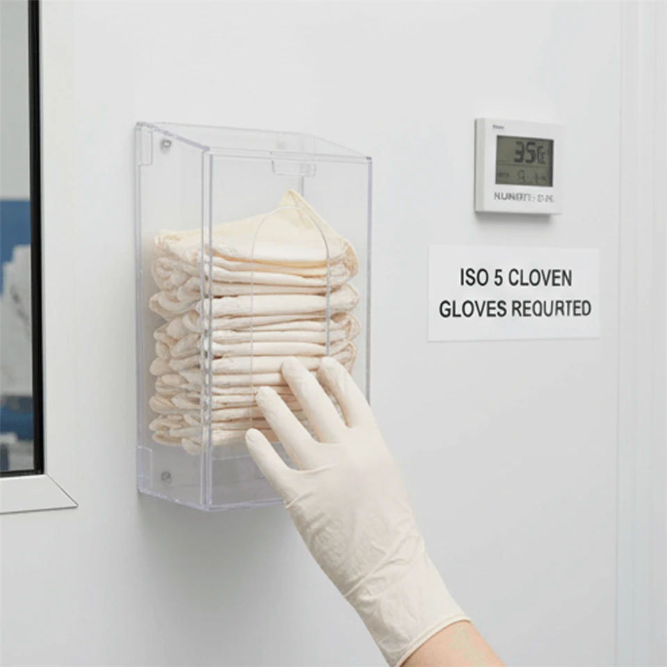 blue nitrile gloves powder free